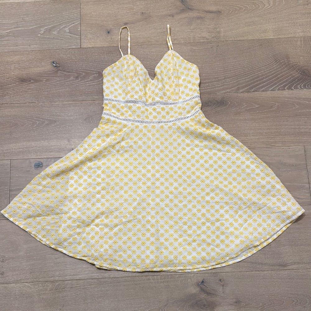 Yellow Floral Sundress